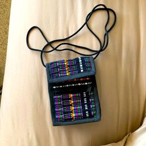 Mini shoulder or crossbody purse. 100% cotton  100% authentic Guatemalan!